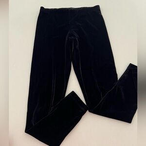 Bryn Walker Black velvet leggings